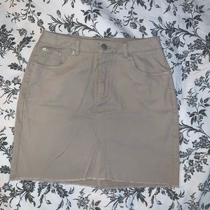 Charlotte Russe Khaki Skirt